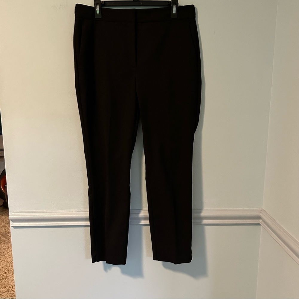 Zara Black Elastic Waist Dress Pants Size XL